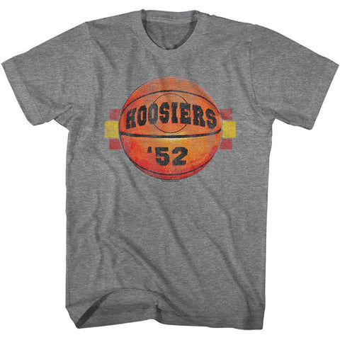 Hoosiers Graphite Heather Adult Short Sleeve Tshirt