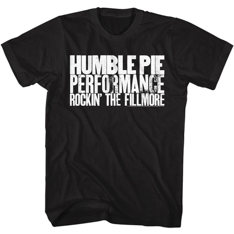 Humble Pie Black Adult S/S Tshirt