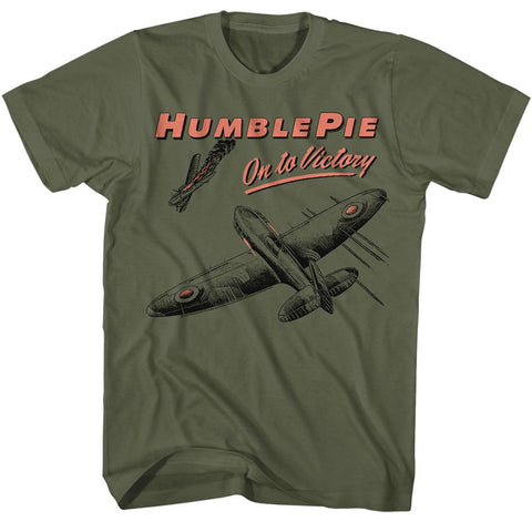 Humble Pie Military Green Adult S/S Tshirt