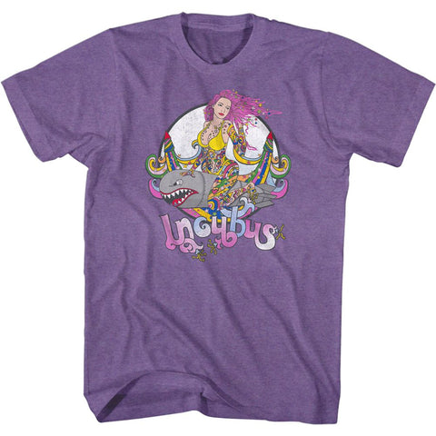 Incubus Purple Heather Adult S/S Tshirt