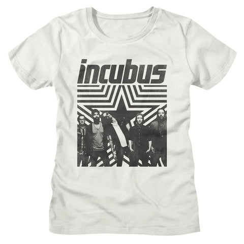 Incubus White Ladies S/S Tshirt