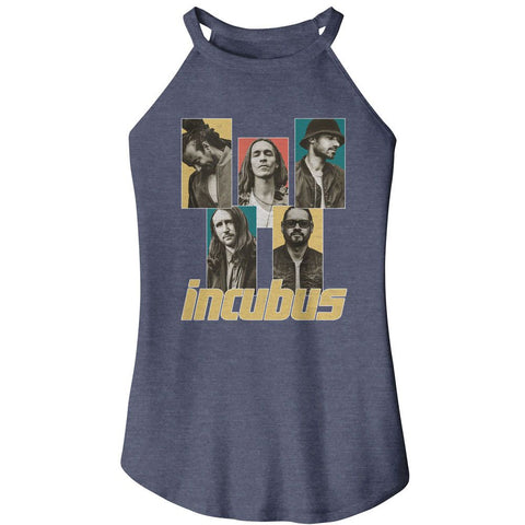 Incubus Navy Frost Ladies Sleeveless Rocker Tank