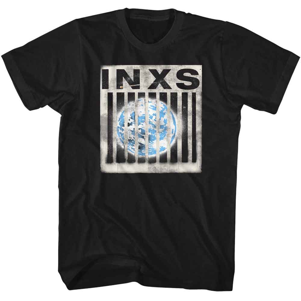 Inxs Black Adult S/S Tshirt
