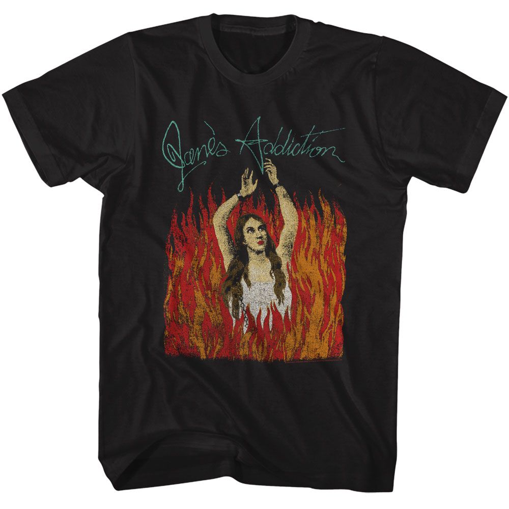 Janes Addiction Black Adult S/S Tshirt