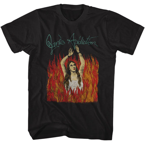 Janes Addiction Black Adult S/S Tshirt