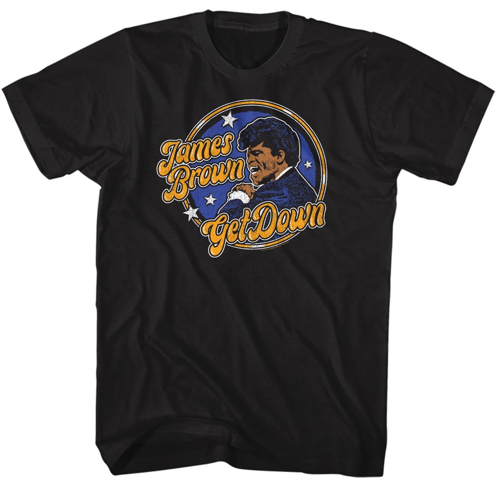 James Brown Black Adult S/S Tshirt