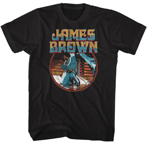 James Brown Black Adult S/S Tshirt