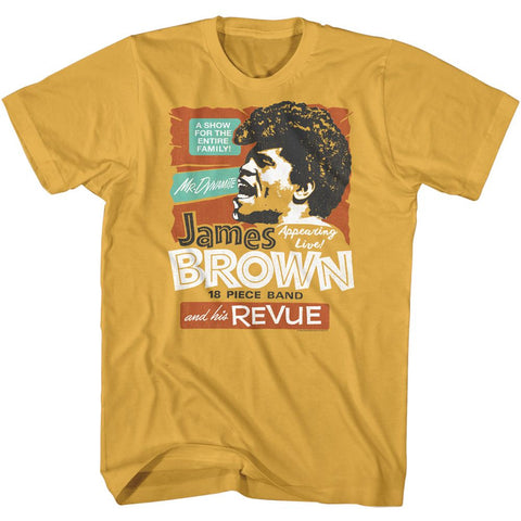 James Brown Ginger Adult S/S Tshirt