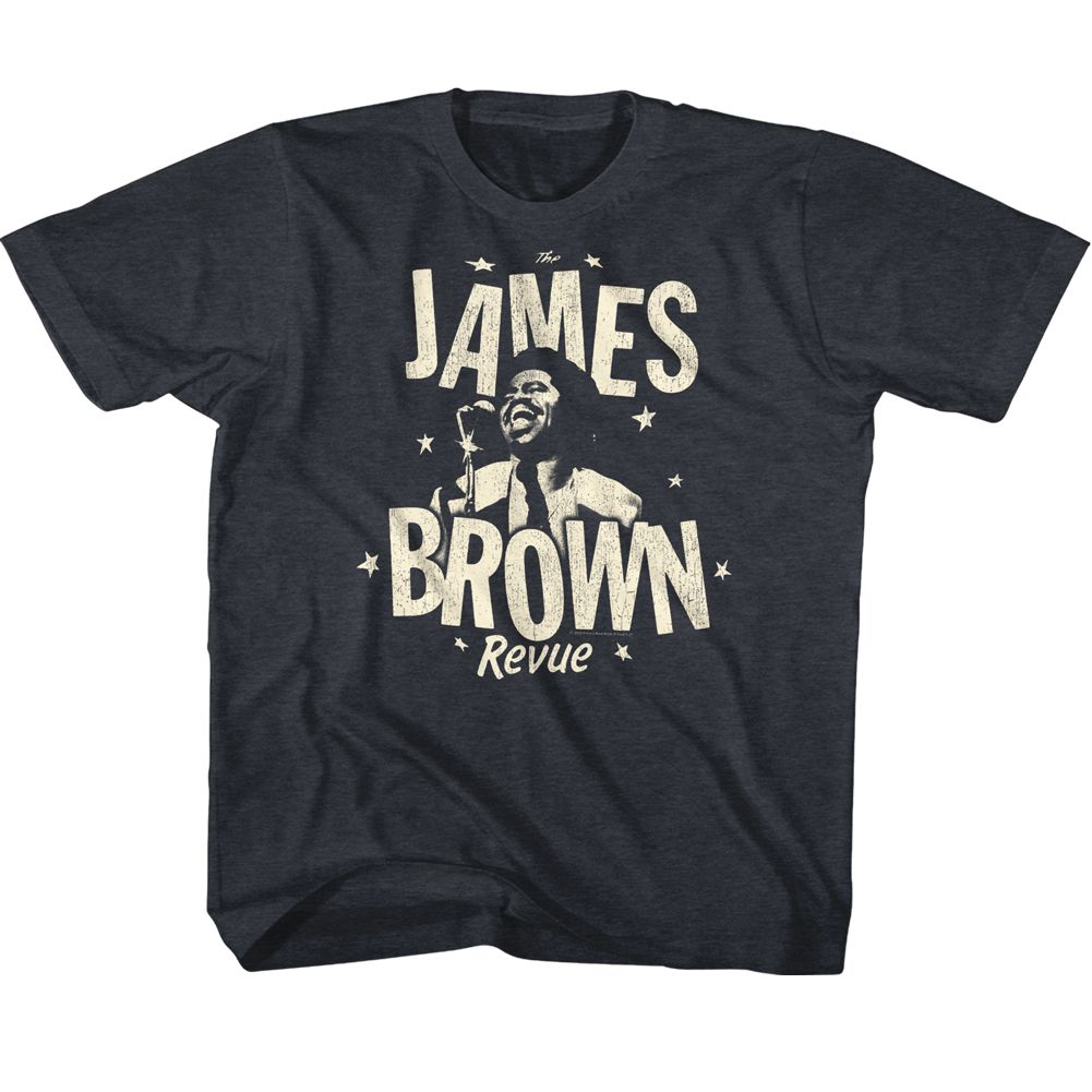 James Brown Navy Heather Youth S/S Tshirt