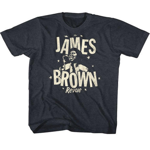 James Brown Navy Heather Youth S/S Tshirt