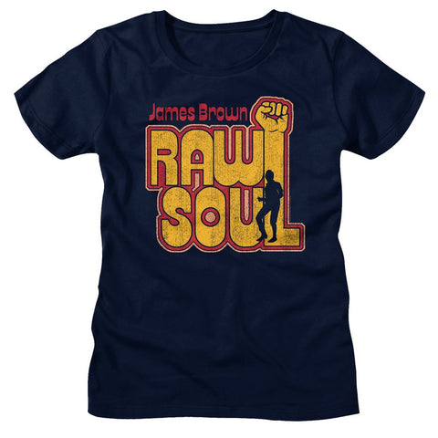 James Brown Navy Ladies S/S Tshirt