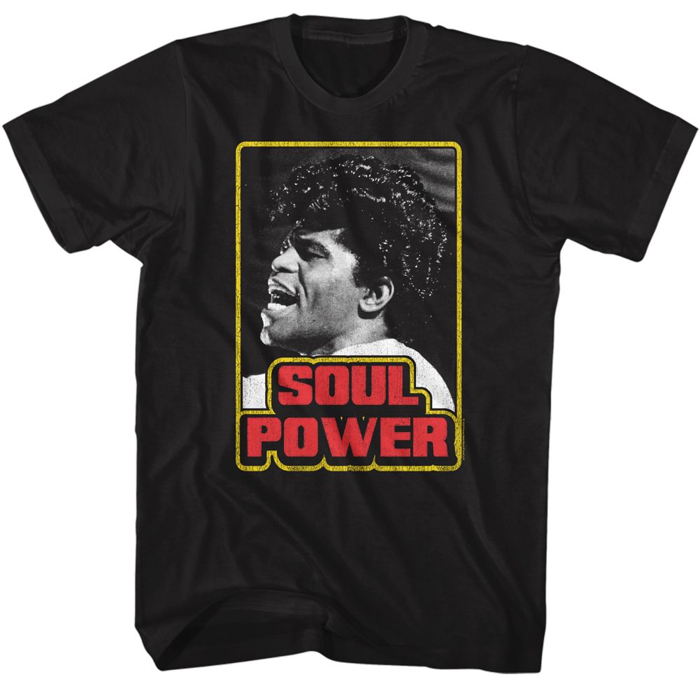 James Brown Black Adult S/S Tshirt