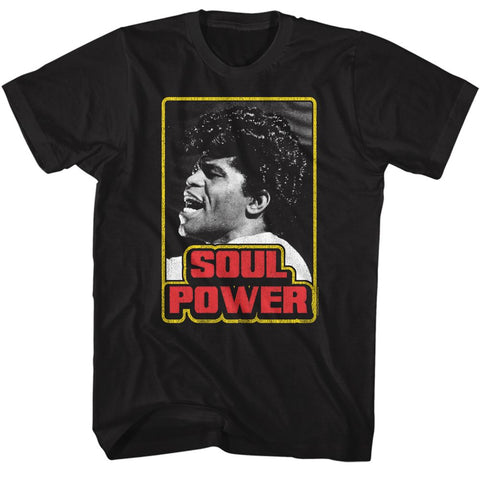 James Brown Black Adult S/S Tshirt