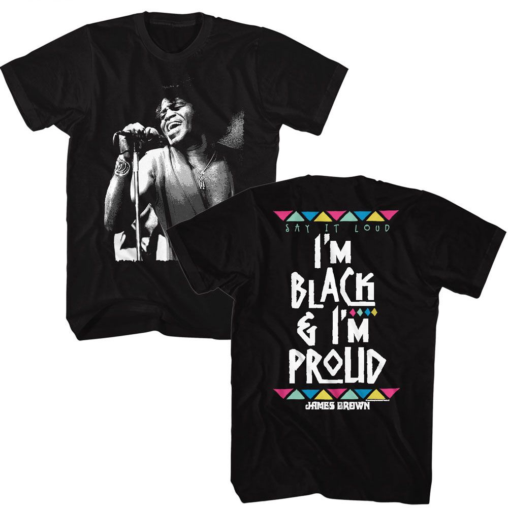 James Brown Black Adult S/S Tshirt