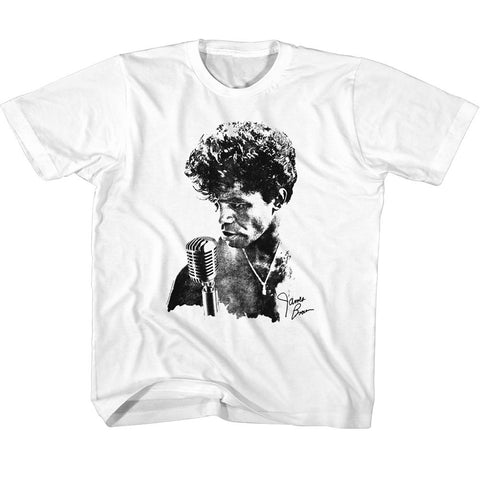 James Brown White Youth S/S Tshirt