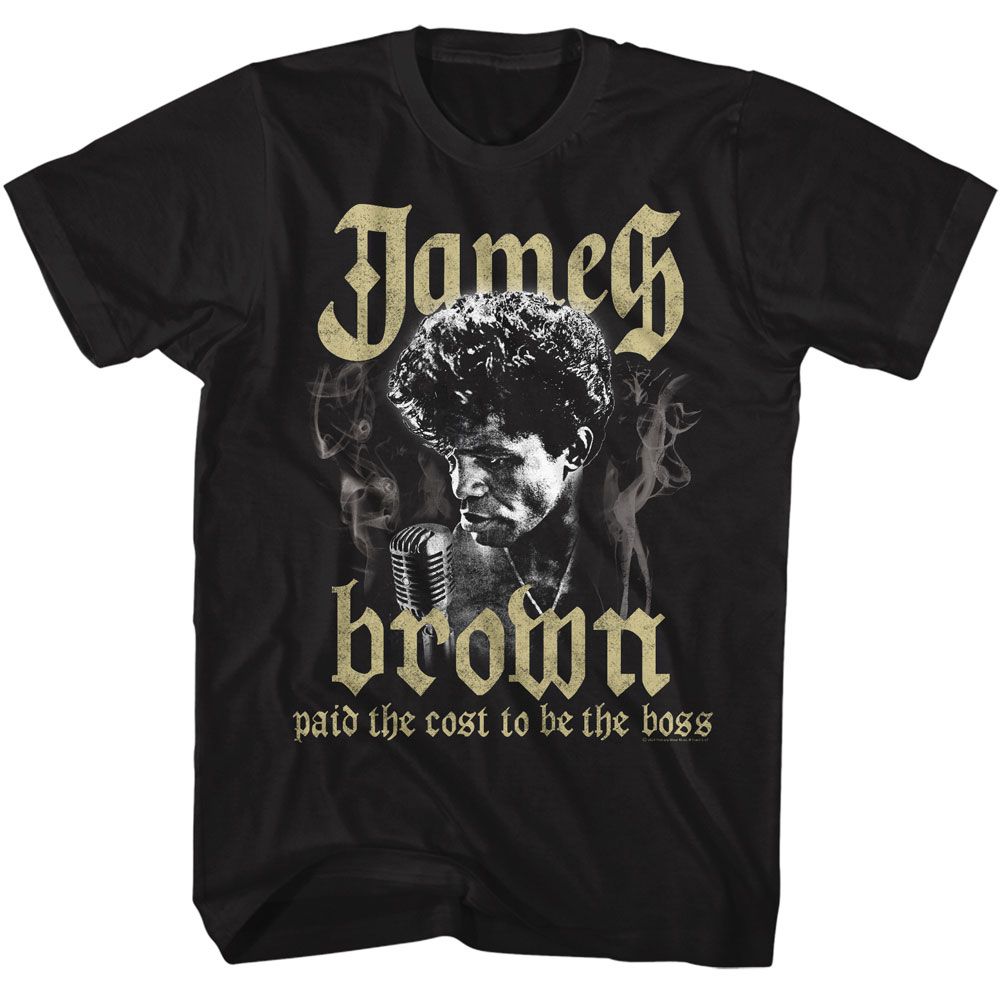 James Brown Black Adult S/S Tshirt