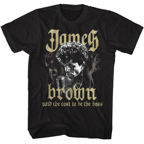 James Brown Black Adult S/S Tshirt