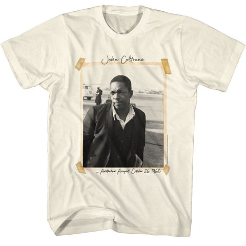John Coltrane Natural Adult S/S Tshirt