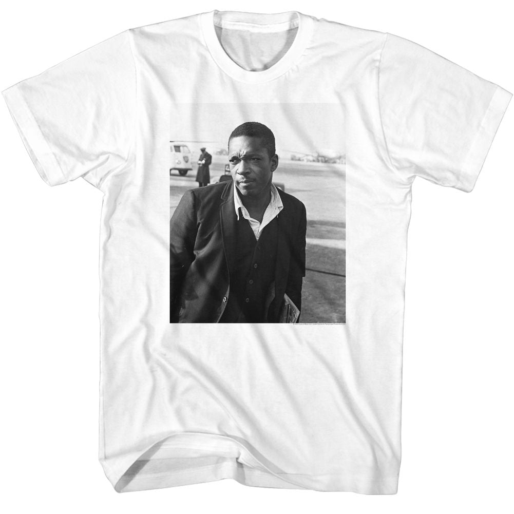 John Coltrane White Adult S/S Tshirt