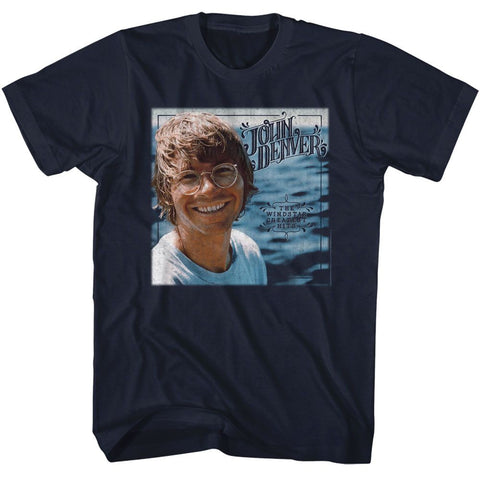 John Denver Navy Adult S/S Tshirt