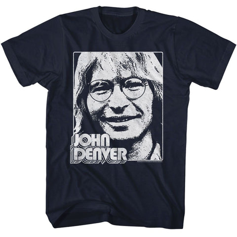 John Denver Navy Adult S/S Tshirt