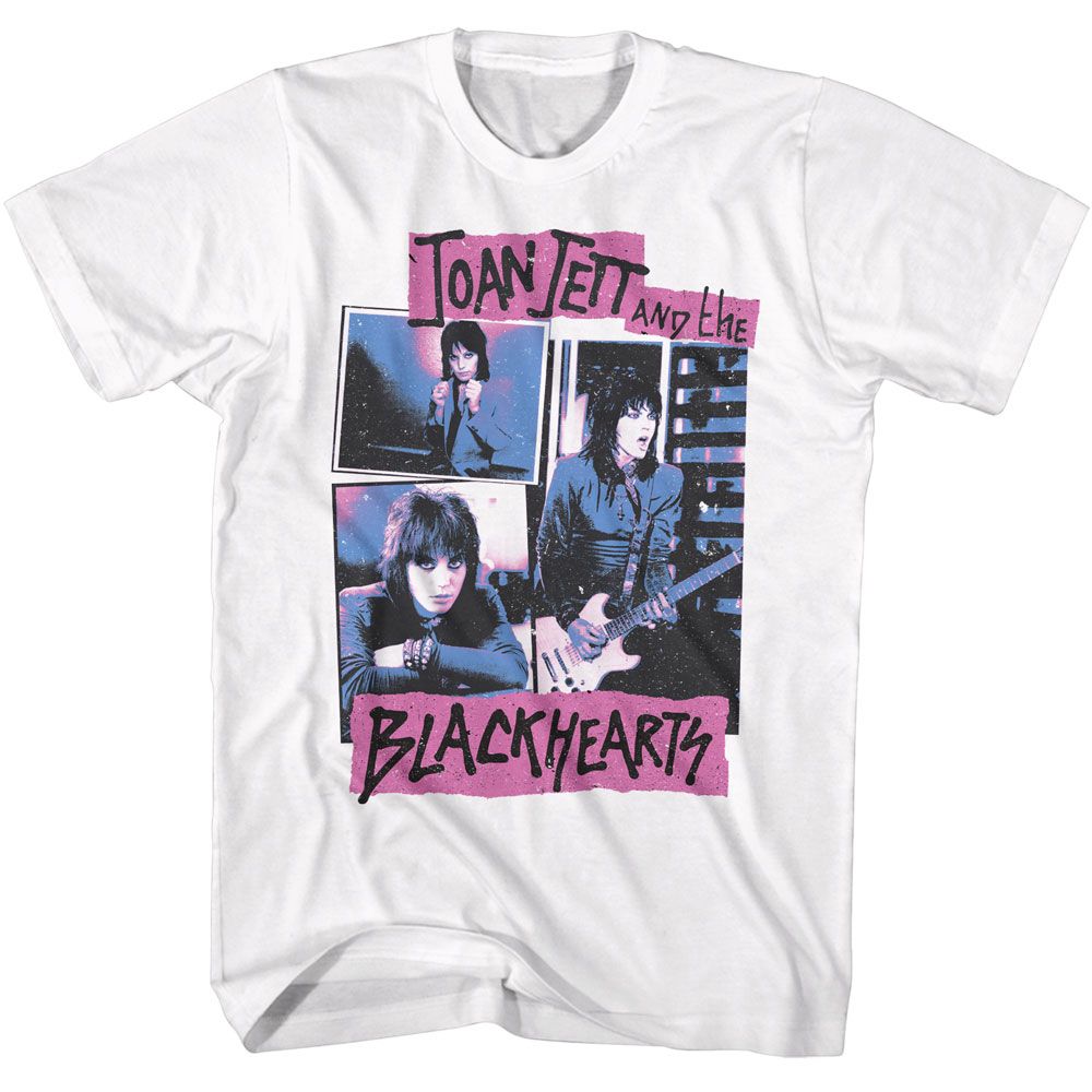 Joan Jett White Adult S/S Tshirt