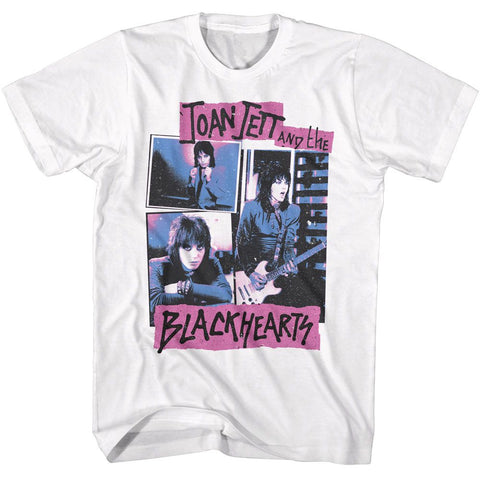 Joan Jett White Adult S/S Tshirt