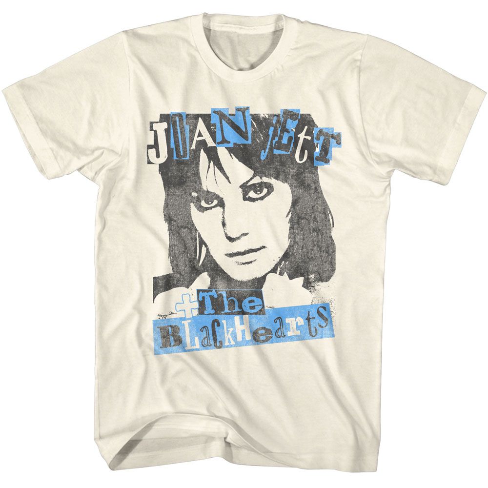 Joan Jett Natural Adult S/S Tshirt