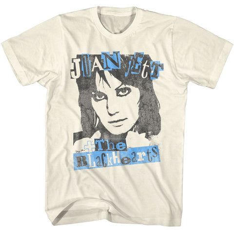 Joan Jett Natural Adult S/S Tshirt