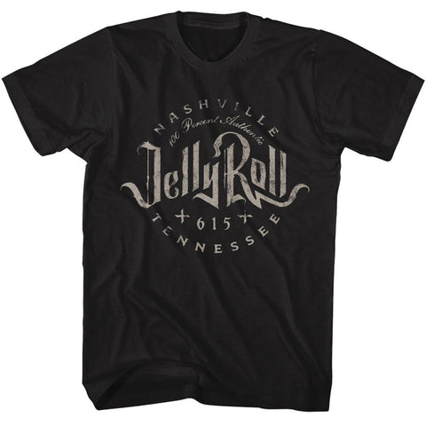 Jelly Roll Black Adult S/S Tshirt