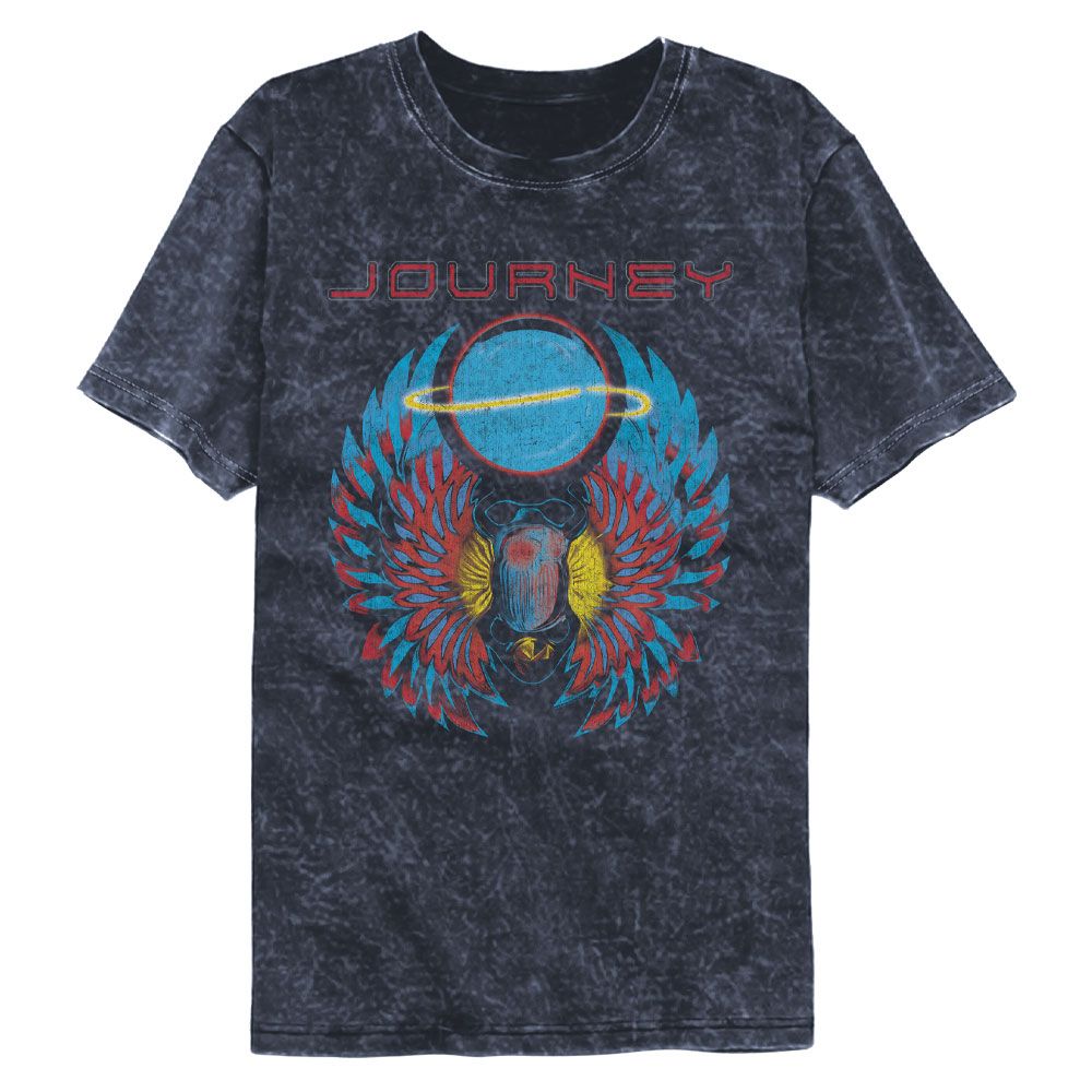 Journey Navy Adult S/S Mineral Wash Tshirt
