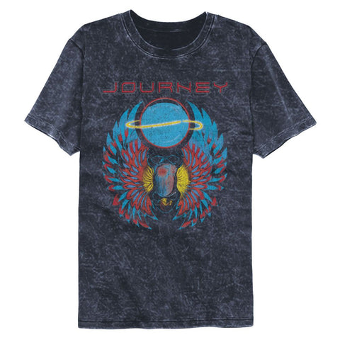 Journey Navy Adult S/S Mineral Wash Tshirt