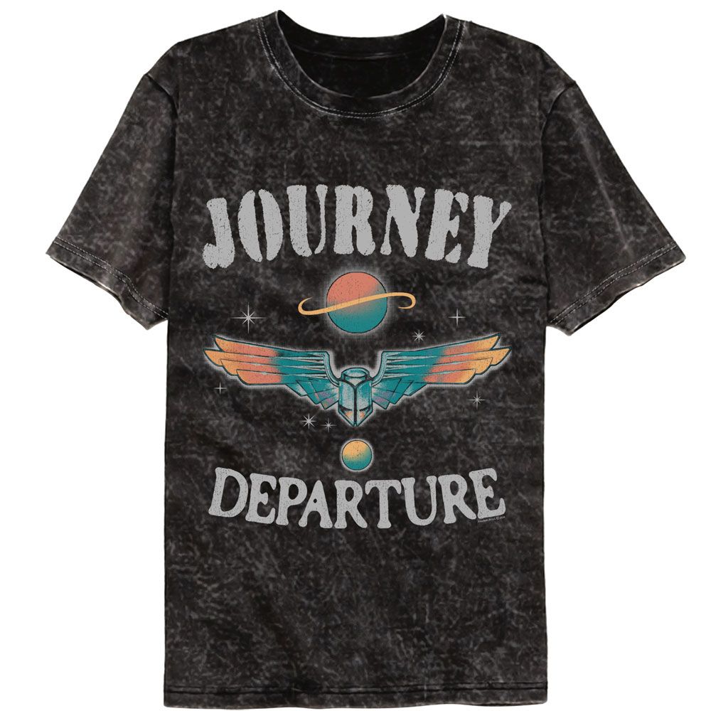 Journey Black Adult S/S Mineral Wash Tshirt