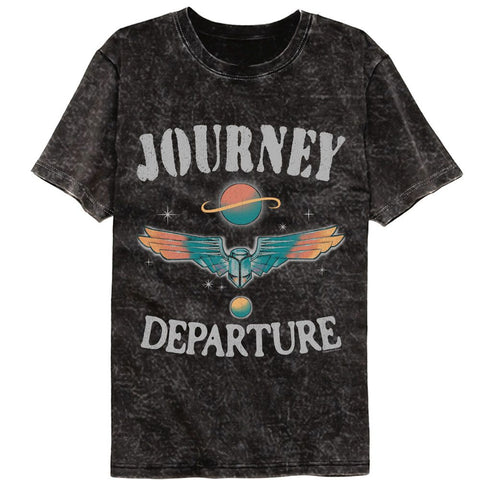 Journey Black Adult S/S Mineral Wash Tshirt