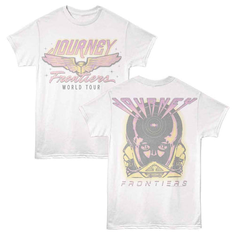 Journey White Adult S/S Tshirt