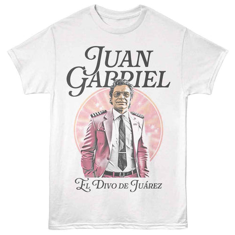 Juan Gabriel White Adult S/S Tshirt