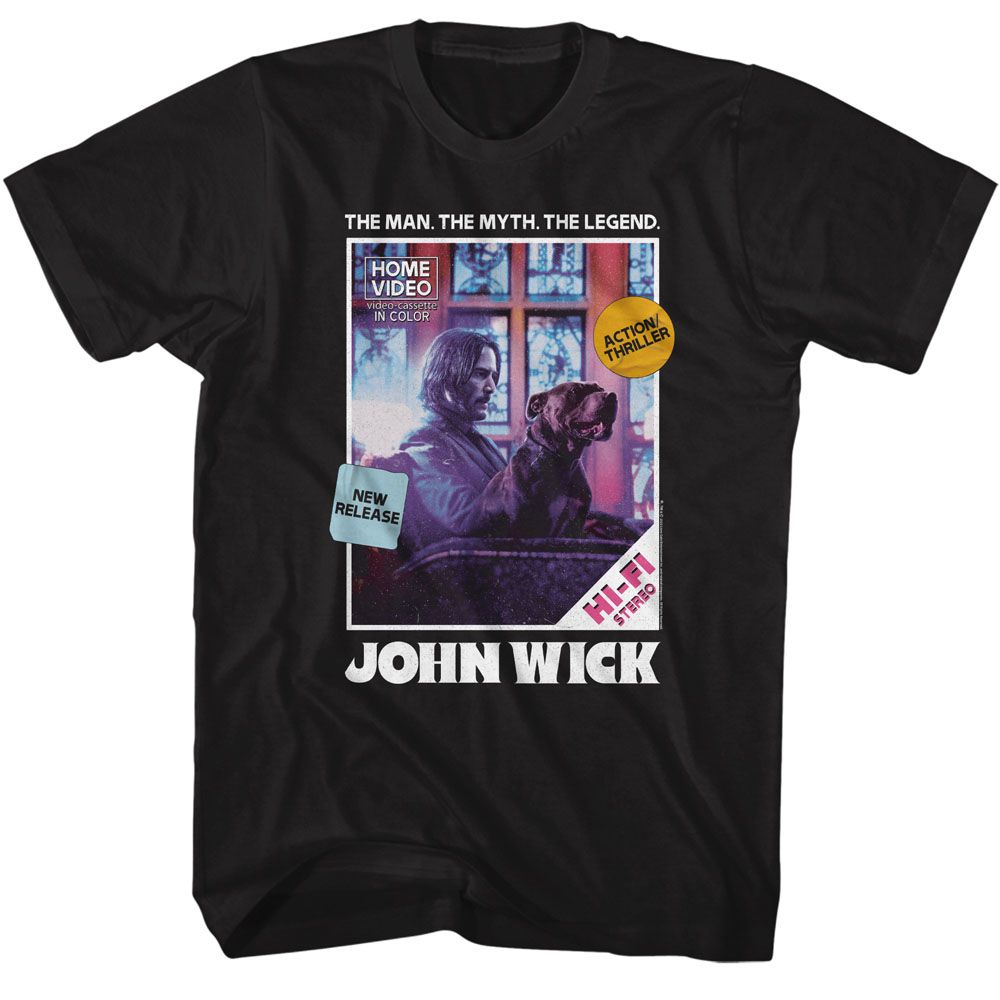 John Wick Black Adult Short Sleeve Tshirt