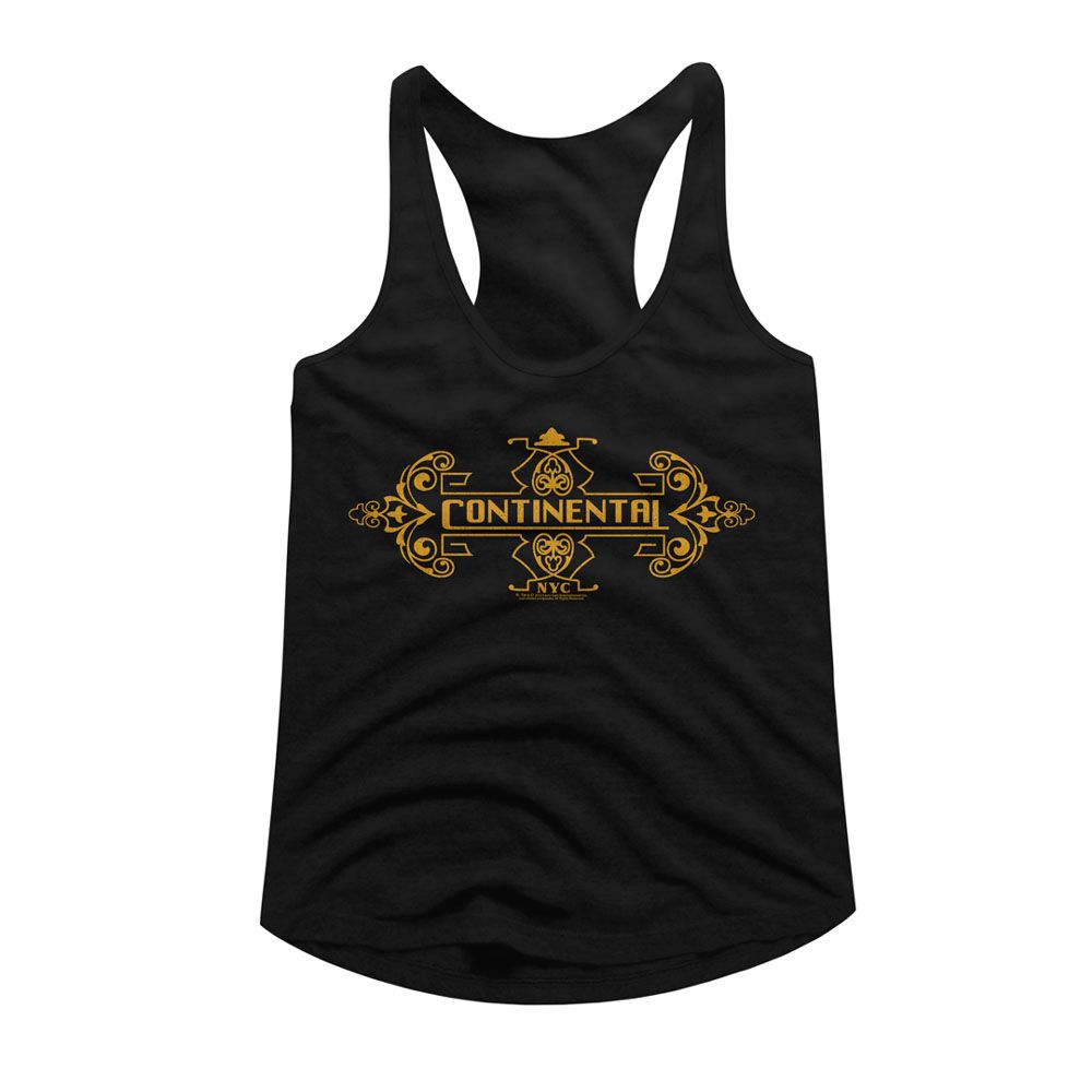 John Wick Black Ladies Slimfit Racerback