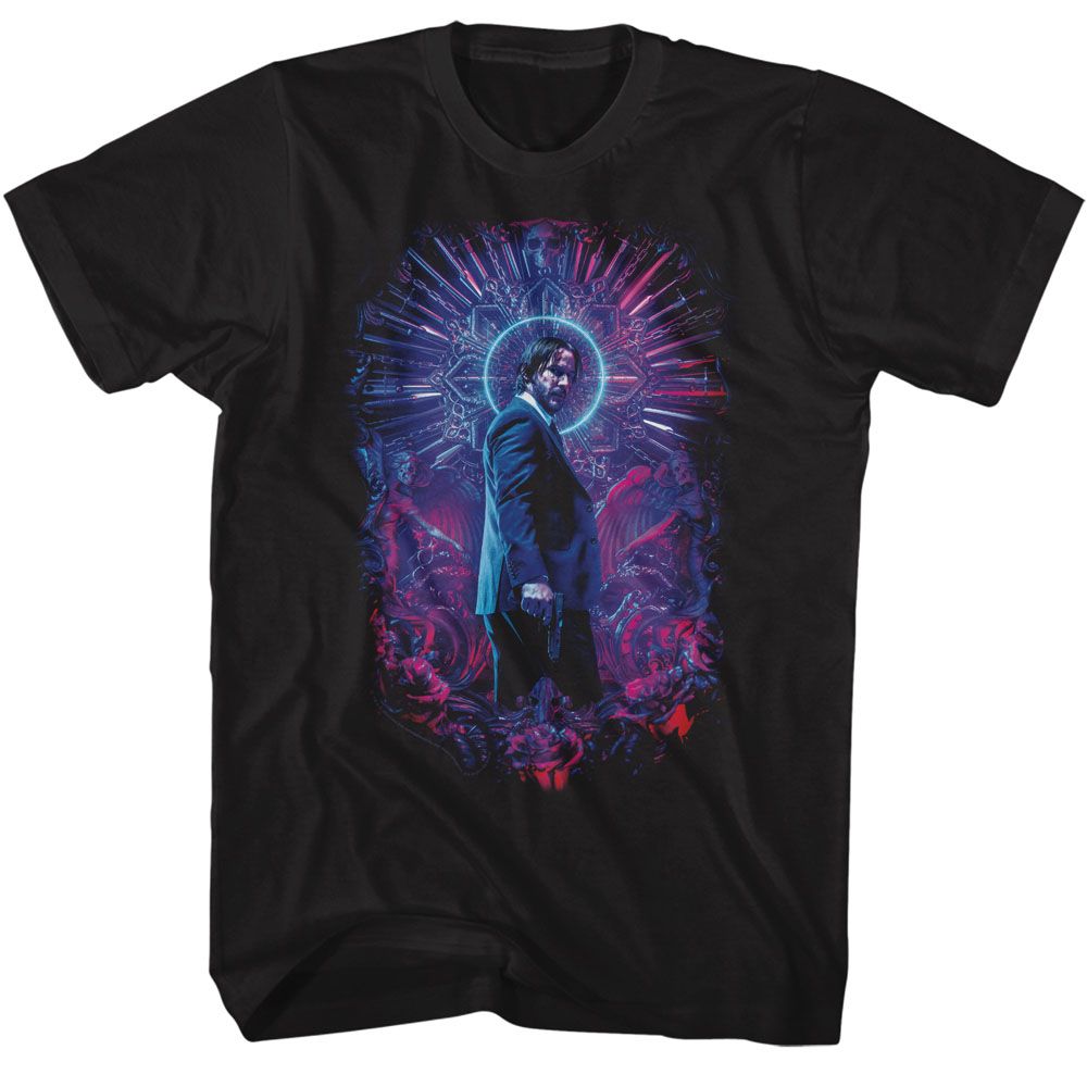 John Wick Black Adult Short Sleeve Tshirt
