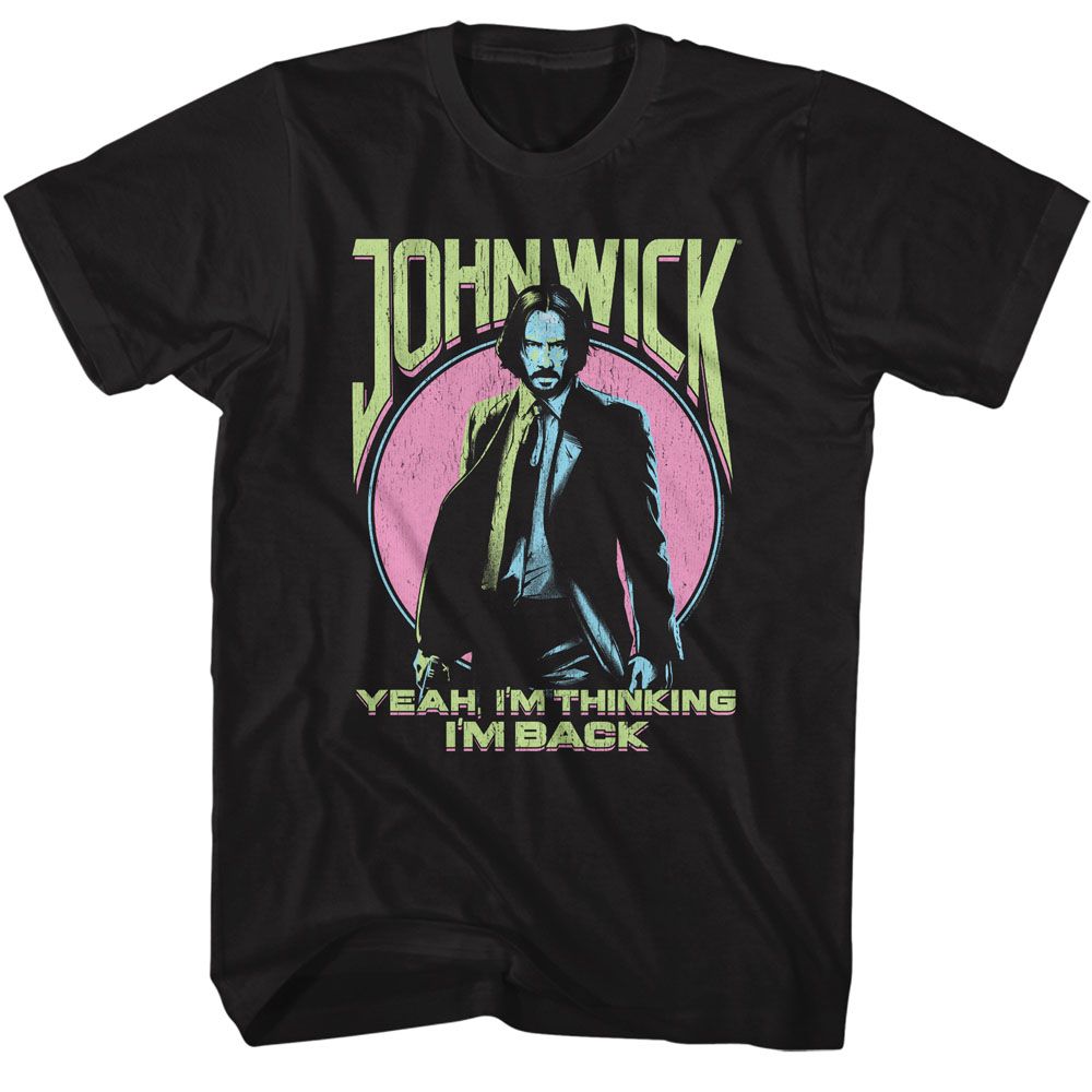 John Wick Black Adult Short Sleeve Tshirt