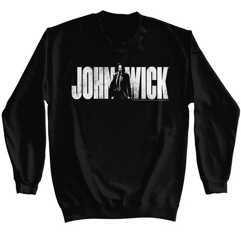 John Wick Black Adult Long Sleeve Sweatshirt