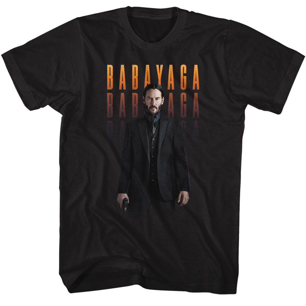 John Wick Black Adult Short Sleeve Tshirt