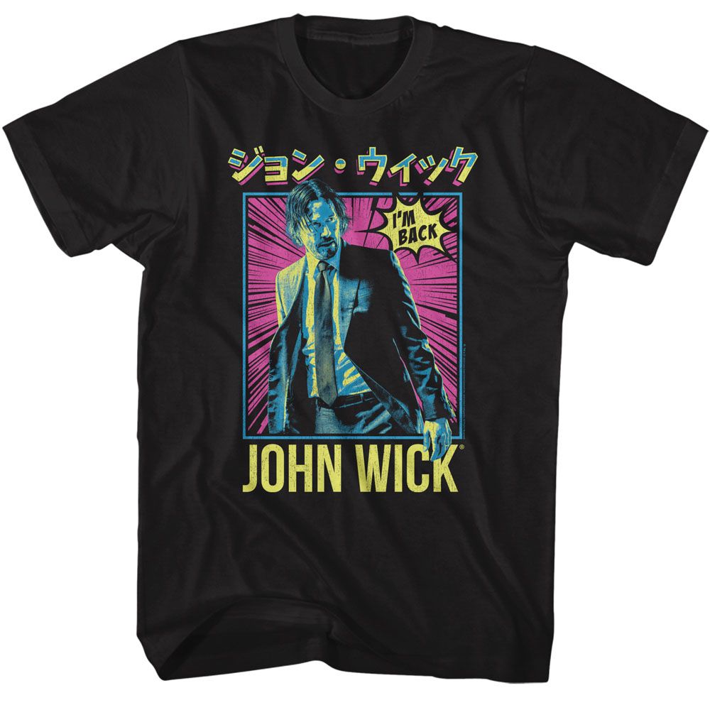 John Wick Black Adult Short Sleeve Tshirt