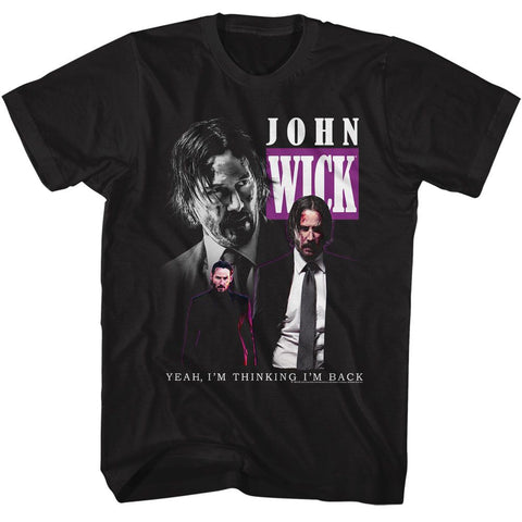John Wick Black Adult Short Sleeve Tshirt