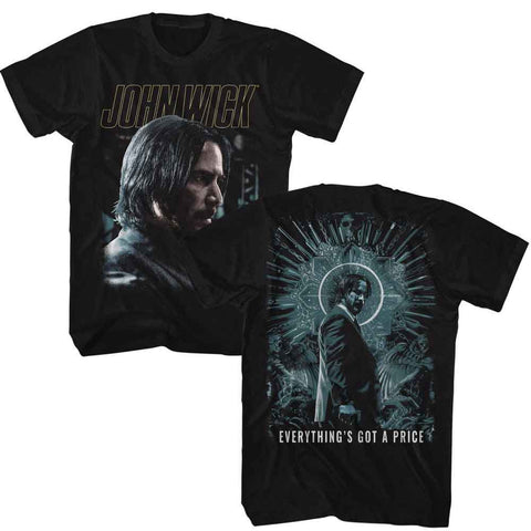 John Wick Black Adult Short Sleeve Tshirt