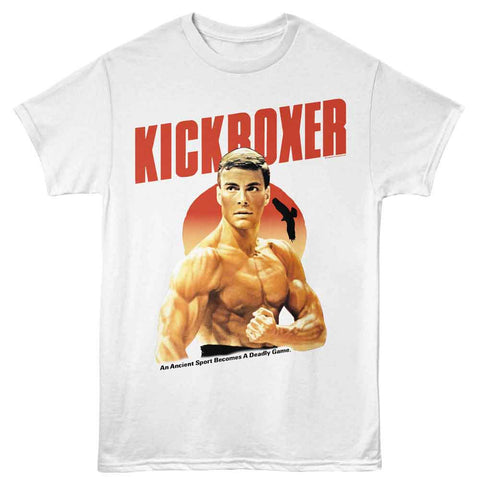 Kickboxer White Adult Short Sleeve Tshirt