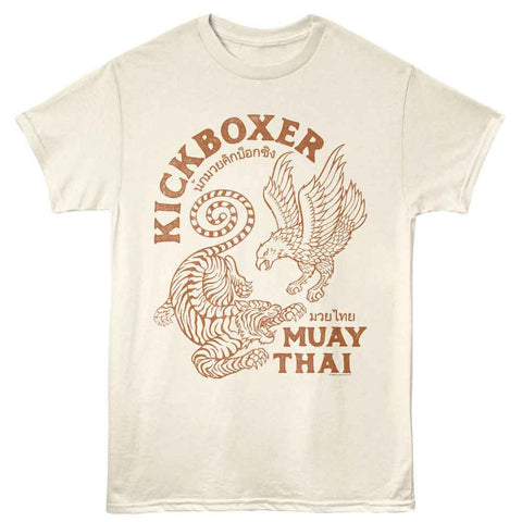 Kickboxer Natural Adult Short Sleeve Tshirt