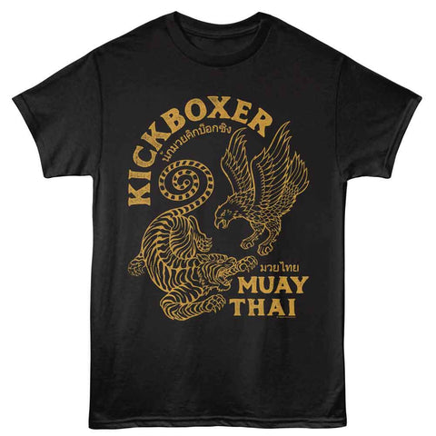 Kickboxer Black Adult Short Sleeve Tshirt