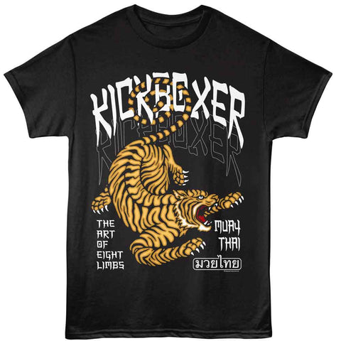 Kickboxer Black Adult Short Sleeve Tshirt