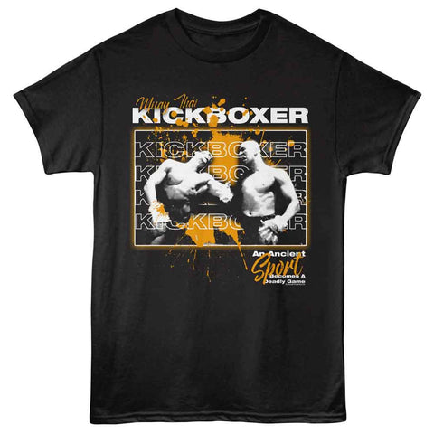 Kickboxer Black Adult Short Sleeve Tshirt